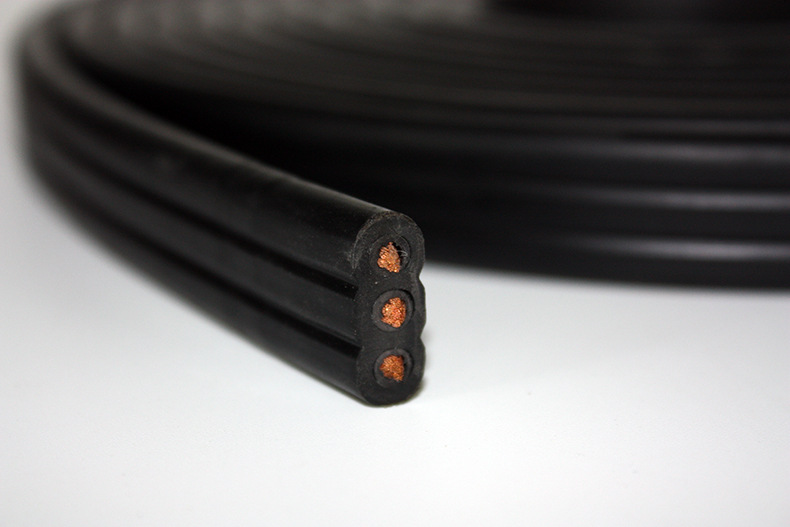 光纤复合橡皮绝缘扁平软电缆