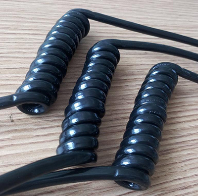 弹簧线 软芯屏蔽弹簧电缆